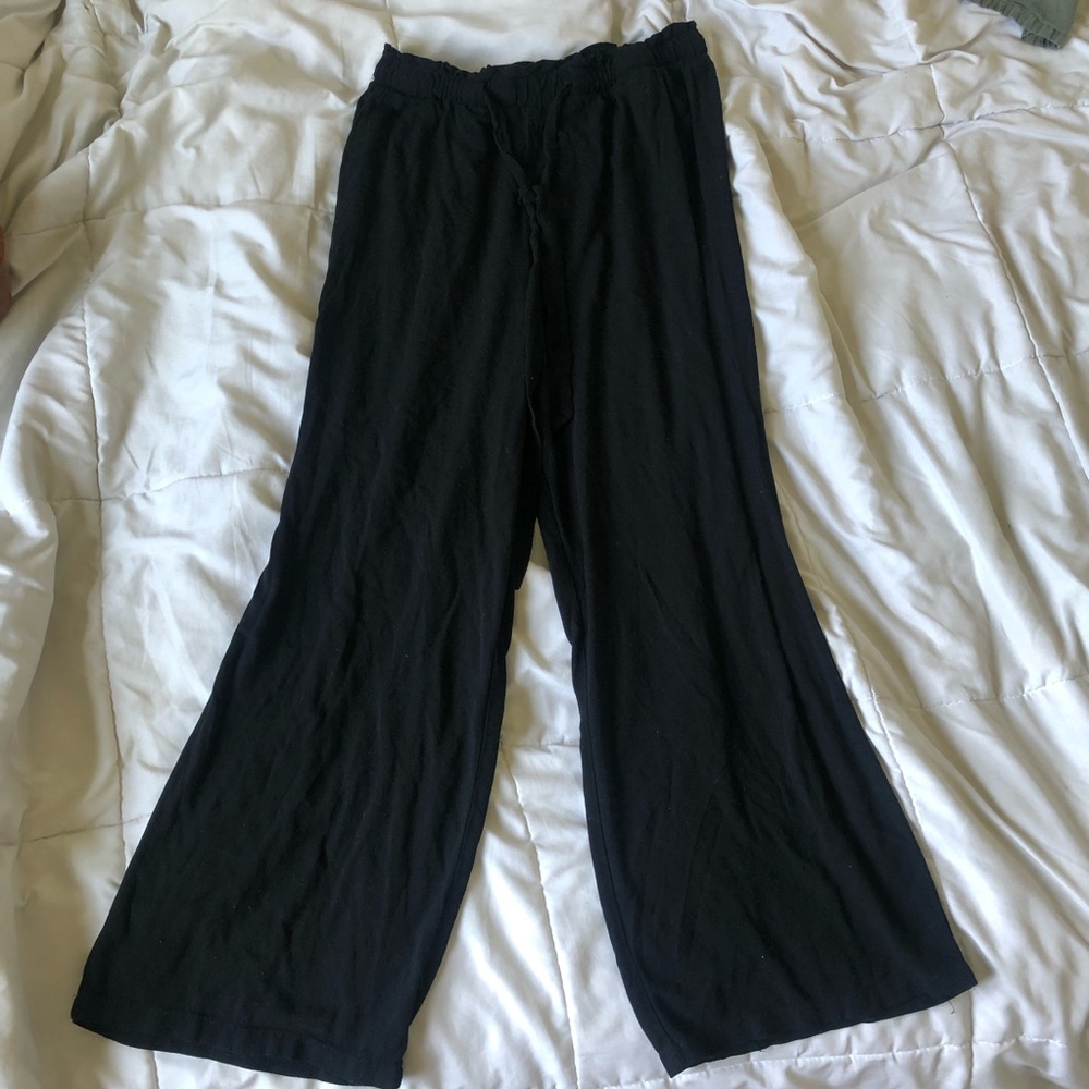 Black Straight Leg Pants